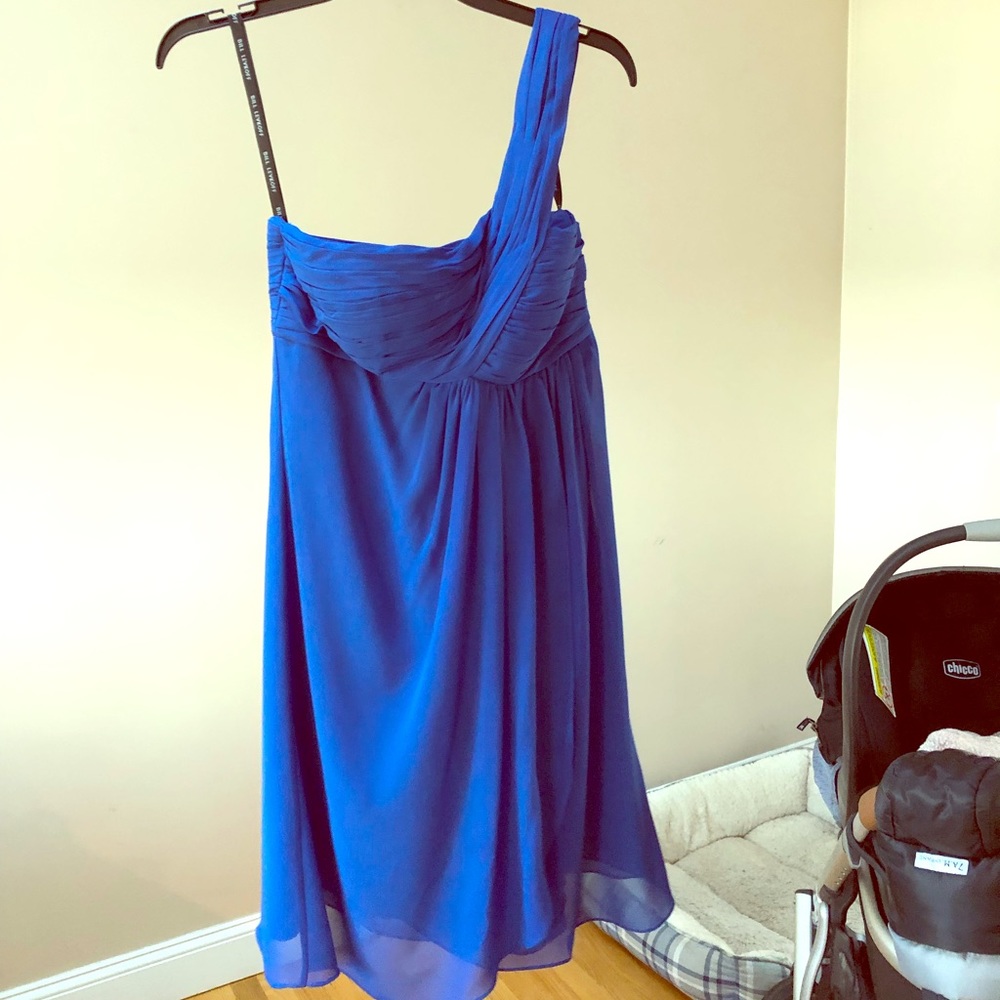 Worn once blue bill levkoff dress
